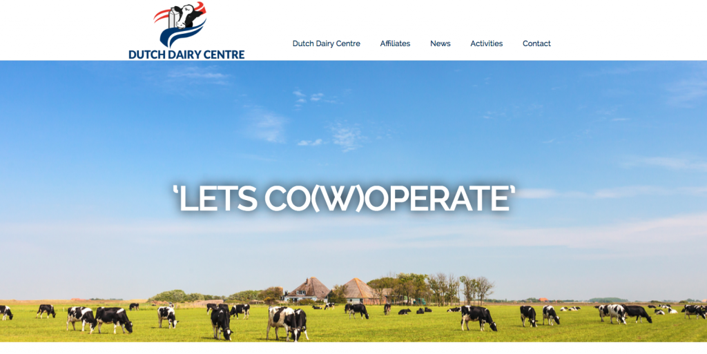 New site Dutch Dairy Centre Dutch Dairy Centre